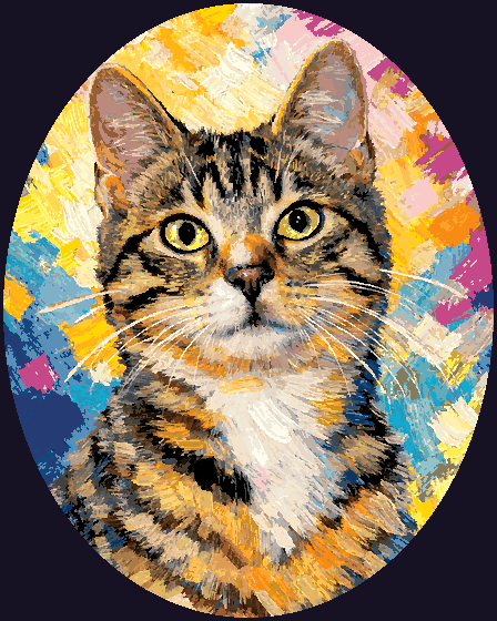 Painterly pattern